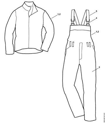 Ersatzstoffe, Hosenträger Bundhose Advance ohne Schnittschutz, 54 Latz- und Bundhose ADVANCE der Marke Stihl