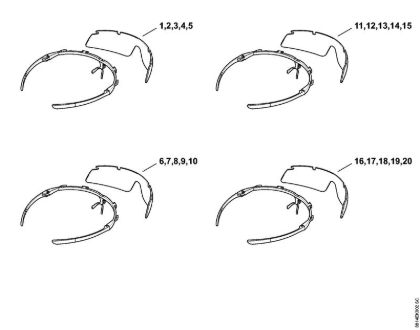 Gesichtsschutze und Gehörschutze Schutzbrille SUPER FIT, klar Schutzbrille SUPER FIT der Marke Stihl