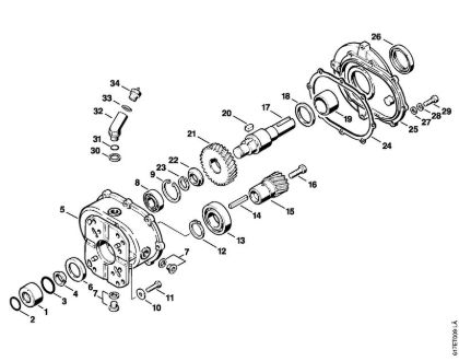Elektro-Hochdruckreiniger (RE) RB 400 K Getriebe RB 400 K der Marke Stihl