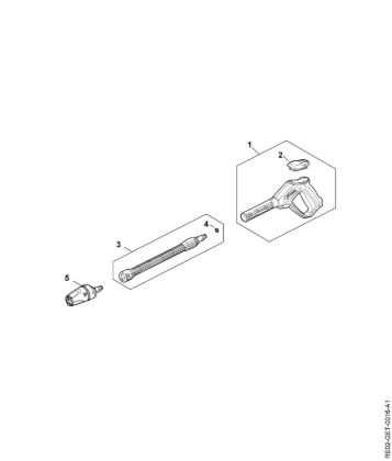 Bild von Pistole, Strahlrohr RE 100.0 PLUS CONTROL
