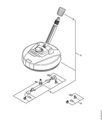 Elektro-Hochdruckreiniger (RE) RE 129 PLUS Flächenreiniger RA 82   06/2019 der Marke Stihl