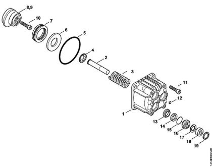 Elektro-Hochdruckreiniger (RE) RE 230 Pumpe der Marke Stihl