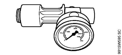 Elektro-Hochdruckreiniger (RE) RE 461 PLUS Prüfmanometer M27x1,5 der Marke Stihl