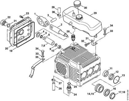 Elektro-Hochdruckreiniger (RE) RE 461 PLUS Pumpe, Kolben der Marke Stihl