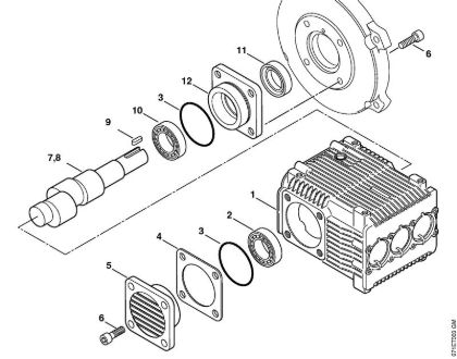 Elektro-Hochdruckreiniger (RE) RE 461 PLUS Pumpe, Nockenwelle der Marke Stihl