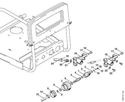 Elektro-Hochdruckreiniger (RE) RE 500 W Dosierventil der Marke Stihl