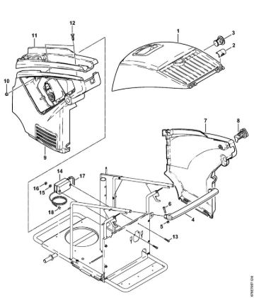 Elektro-Hochdruckreiniger (RE) RE 661 Abdeckhaube der Marke Stihl