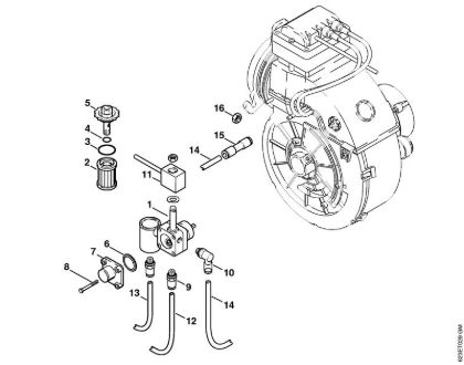Elektro-Hochdruckreiniger (RE) RE 880 W Brennstoffpumpe der Marke Stihl
