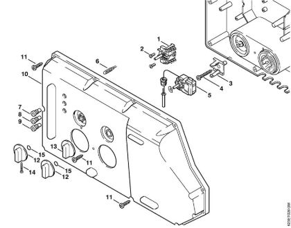 Elektro-Hochdruckreiniger (RE) RE 880 W Instrumententafel der Marke Stihl