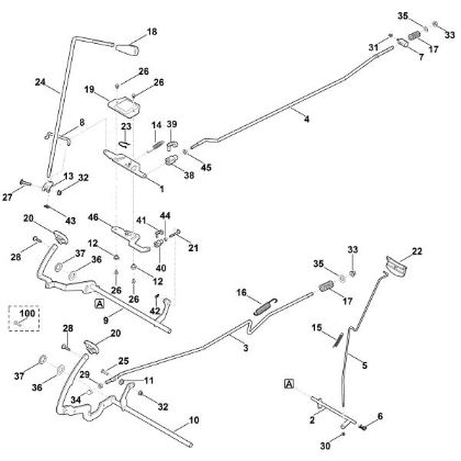 Bild von I - Bremse und Schalthebel RT 4082.0
