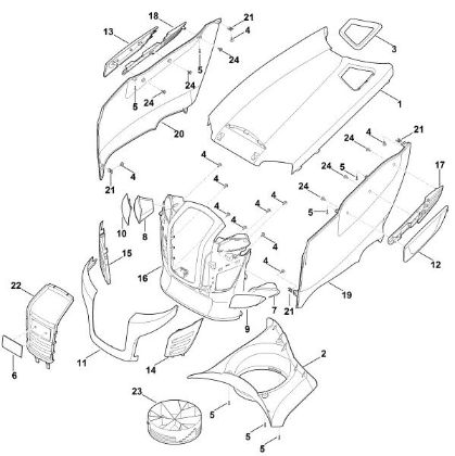 Bild von D - Motorhaube RT 4097.0 SX
