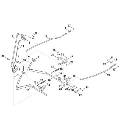 Bild von I - Bremse, Parkbremse, Schalthebel RT 4097.0 SX