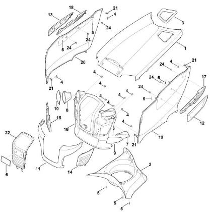 Bild von D - Motorhaube RT 6112.0 C