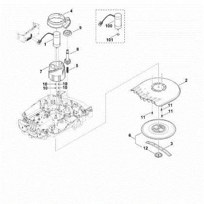 Bild von D - Mähwerk, Höhenverstellung RMI 632.0 PC