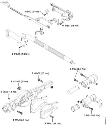 Spezialgeräte (PC, SP, MC) PC 70 Anziehdrehmomente der Marke Stihl