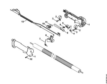 Spezialgeräte (PC, SP, MC) PC 70 Handgriff der Marke Stihl