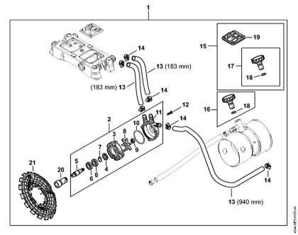 Sprühgeräte (SR) SR 430 Druckpumpe der Marke Stihl