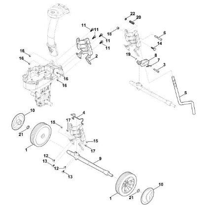 Bild von B - Fahrwerk MH 445.0 R