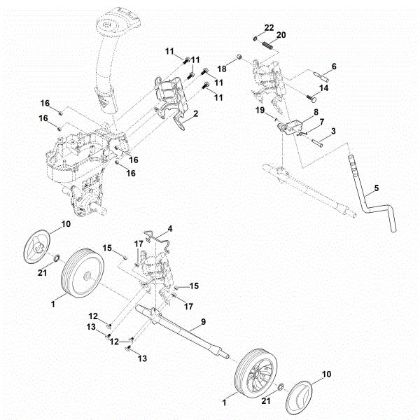 Bild von B - Fahrwerk MH 445.1 R