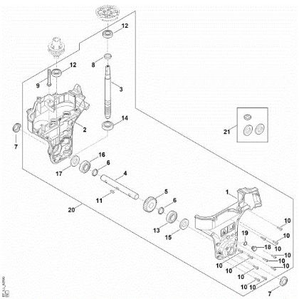 Bild von E - Getriebe MH 445.1 R