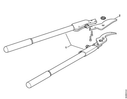 Scheren Astschere F210A-60 Astschere F210-60 der Marke Stihl