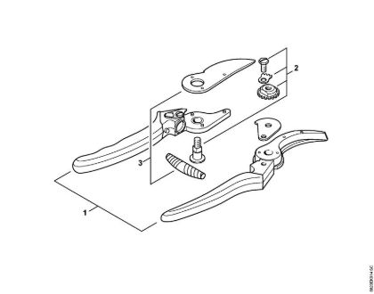 Scheren Gartenschere F2 Gartenschere F2 der Marke Stihl