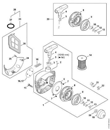 Bild von Anwerfvorrichtung Ergostart FS 410 C-E