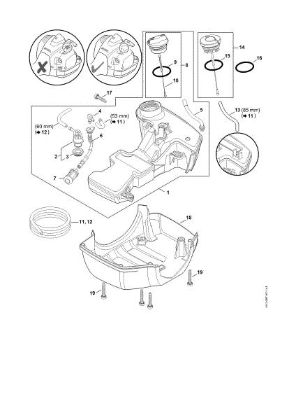 Bild von Kraftstofftank FS 410 C-E