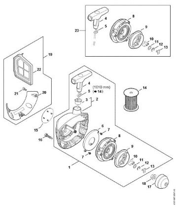 Bild von Anwerfvorrichtung FS 461 C-EM