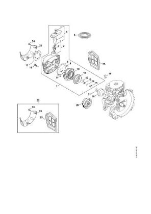 Bild von Anwerfvorrichtung FS 490 C-EM L