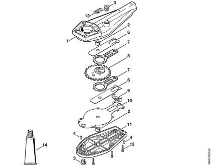 KombiWerkzeuge (-KM) HL-KM 30Â° HL-KM Messergetriebe 0Â°, 30Â°, 0Â° - 90Â° der Marke Stihl